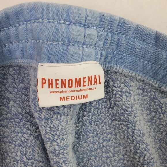 Phenomenal Blue Pullover Sweater and Jogger Never Have I Ever Slogan Size Medium - Picture 7 of 17